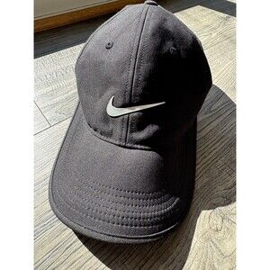 Nike Golf Vapor RZN Tour Fitted Hat Flexfit Black & White Baseball Cap Golf